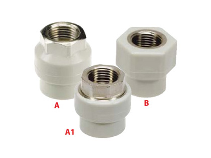 Sanitas Adaptor Union-Female Thread With Metal Insert