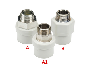 Sanitas D-G prechodka priama, závit vonkajší