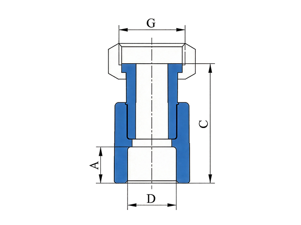 Prípojka – šrobenie pre vodomer